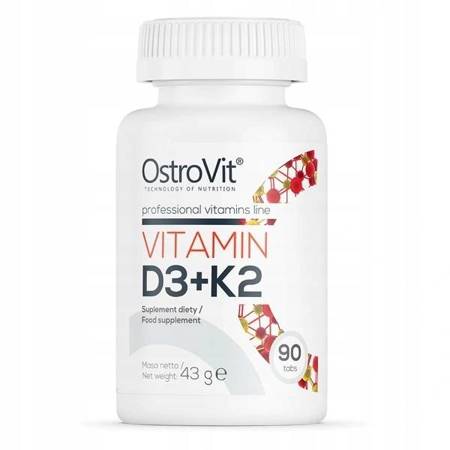 OstroVit WITAMINA D3 + K2 90 tabletek